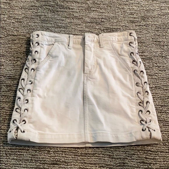 ALC Denim Lace Up Skirt - Picture 8 of 13